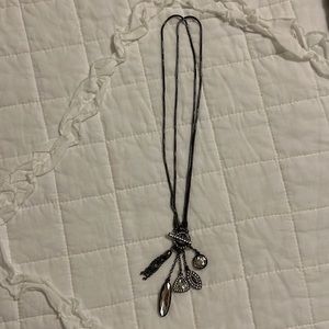 NEW WHBM Black Metal Necklace